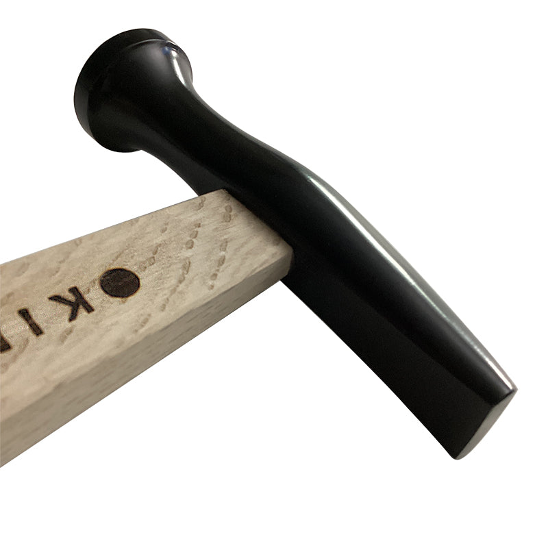 Marukin Sheet Metal Flattening Hammer 21mm, Square Wave-Curve, 250mm Short
