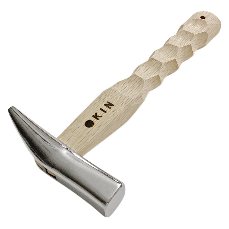 Marukin Sheet Metal Hammer, Stainless Burikiya 21mm, Naguri, 250mm Short