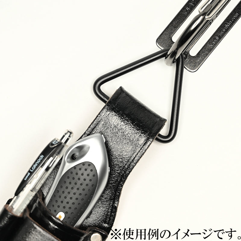 Marukin Tool Belt Attachment, Triangle Ring 80mm, M-Green GK-04