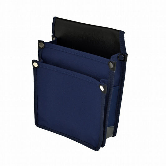 Marukin Canvas Waist Pouch with Inner Pocket, Blue YK-06