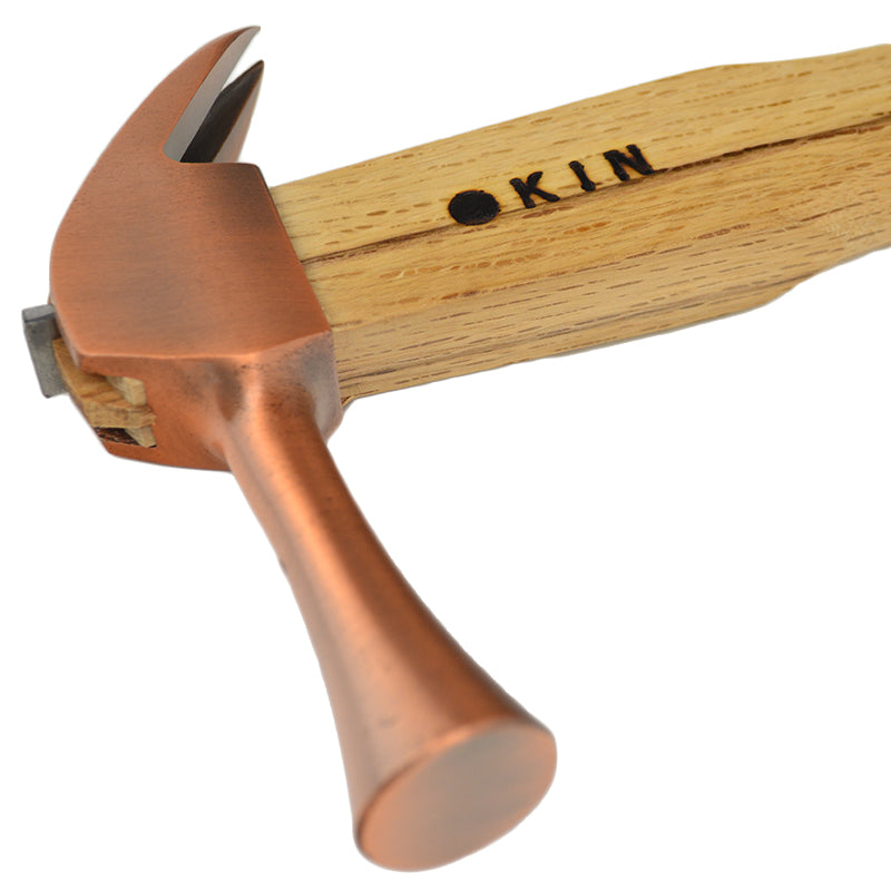 Marukin Kariwaku Hammer, Copper, Smooth Face, Small Head, Straight, 350mm
