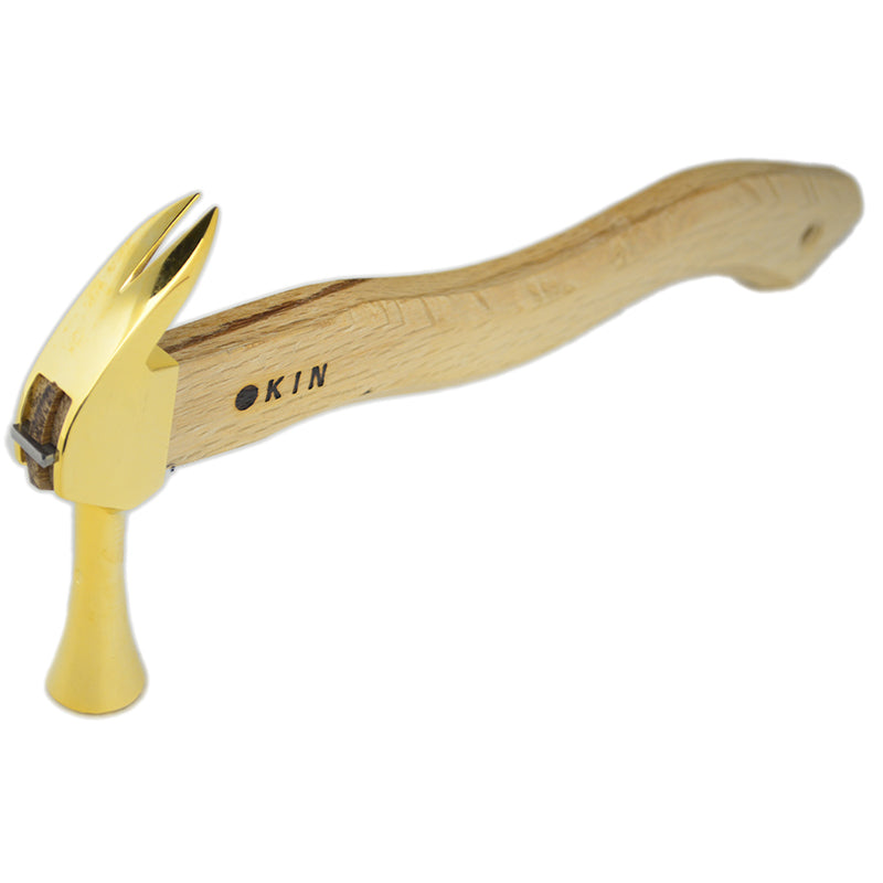 Marukin Kariwaku Hammer, Gold, Milled Face, Small Head, Square Wave-Curve, 350mm