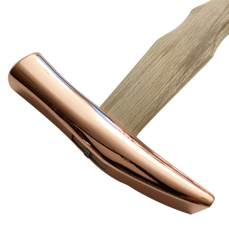Marukin Sheet Metal Hammer, Stainless Burikiya 21mm, Wave-Curve, Bronze, 250mm Short