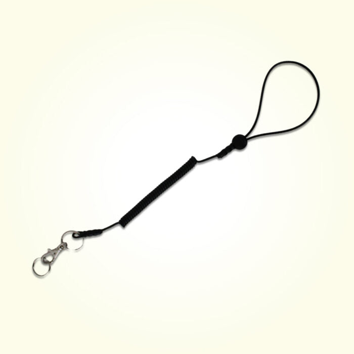 Dogyu Key Safety Lanyard Coil Black #03838