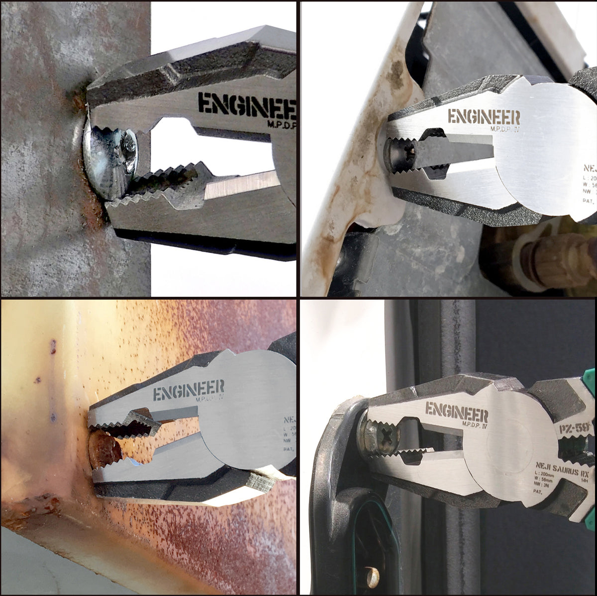 Engineer Nejisaurus RX Screw Removal Pliers 3 to 12 mm PZ-59