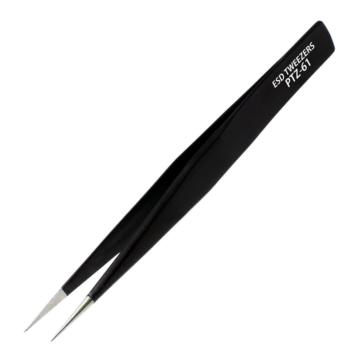 Engineer ESD Stainless Steel Tweezers Standard Type 125 mm PTZ-61