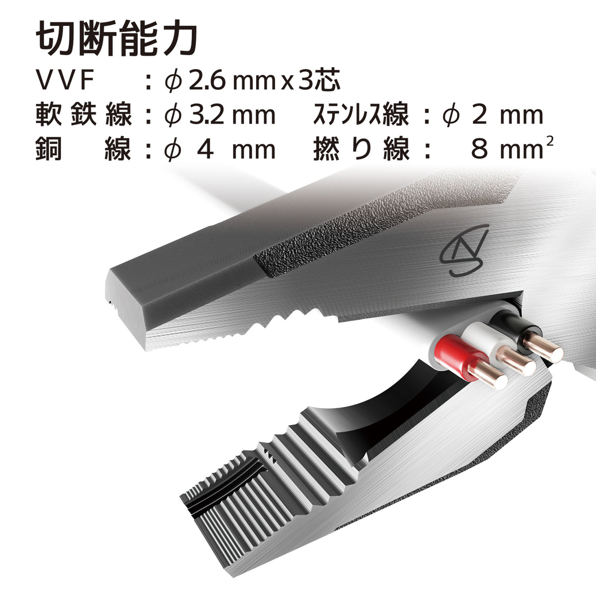 Engineer Nejisaurus EL Electrician's Screw Removal Pliers 225 mm PZ-78