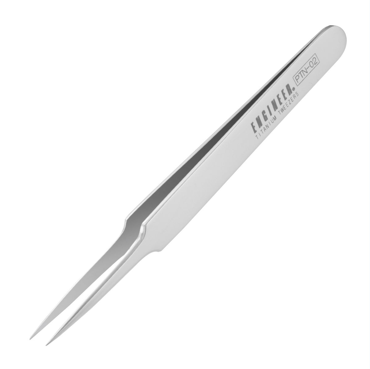 Engineer Titanium Tweezers Fine Point Type 120 mm PTN-02