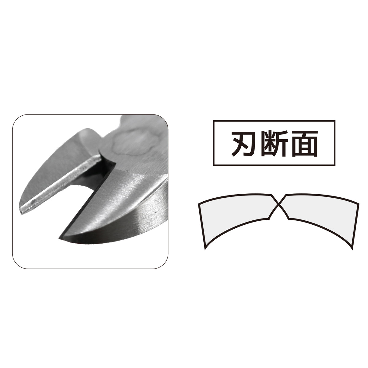 Engineer Tetsuwan Nippers Double Bevel 180 mm NK-47