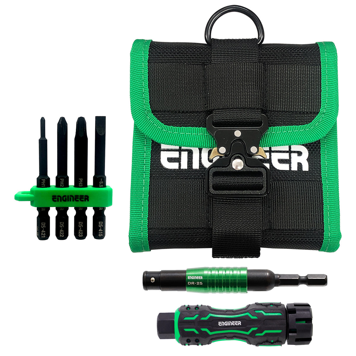 Engineer My Kit MINI Drive 7-Piece Set with Tool Pouch KS-40