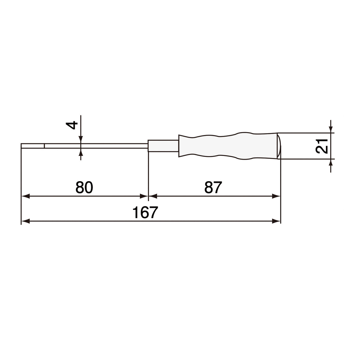 Engineer Mini Soft Grip Screwdriver Phillips No.0 DG-24