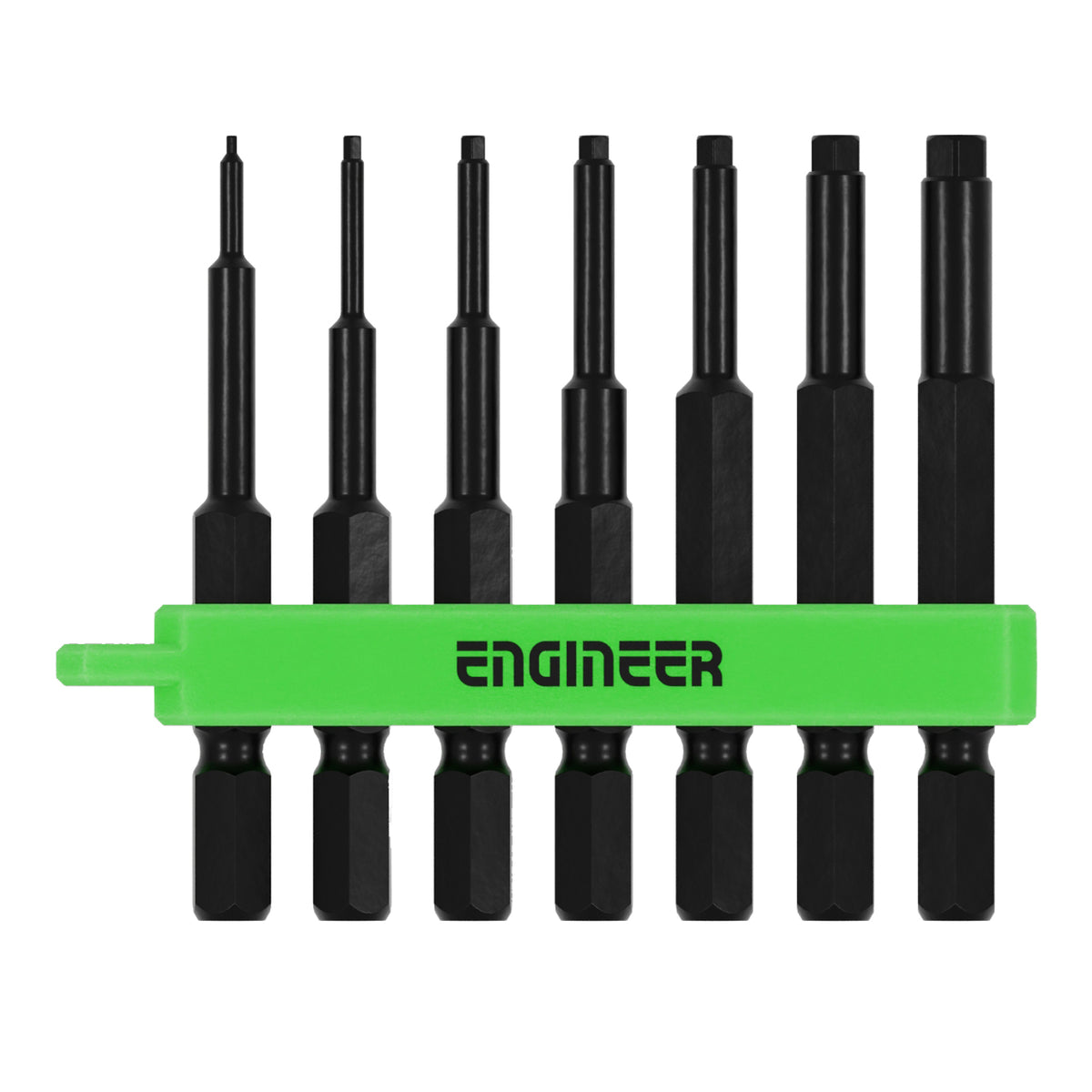 Engineer Hex Middle Bit 7-Piece Set 0.89 to 5 mm DH-401