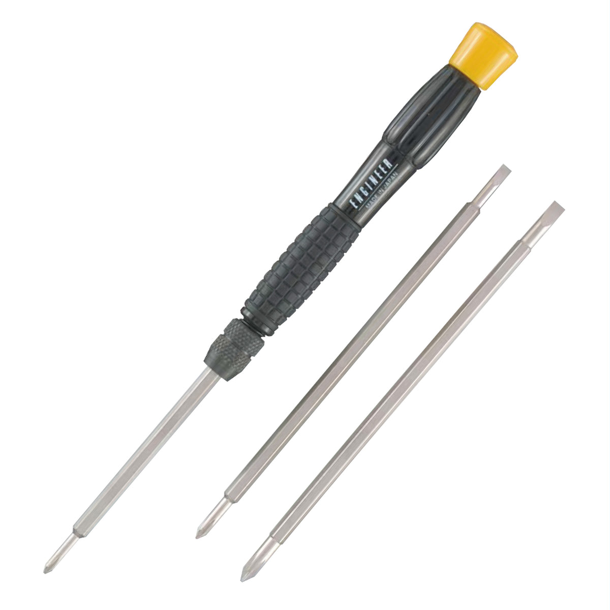 Engineer Interchangeable Precision Screwdriver Phillips No.00 and No.0 Slotted 2.5 to 4 mm DK-13