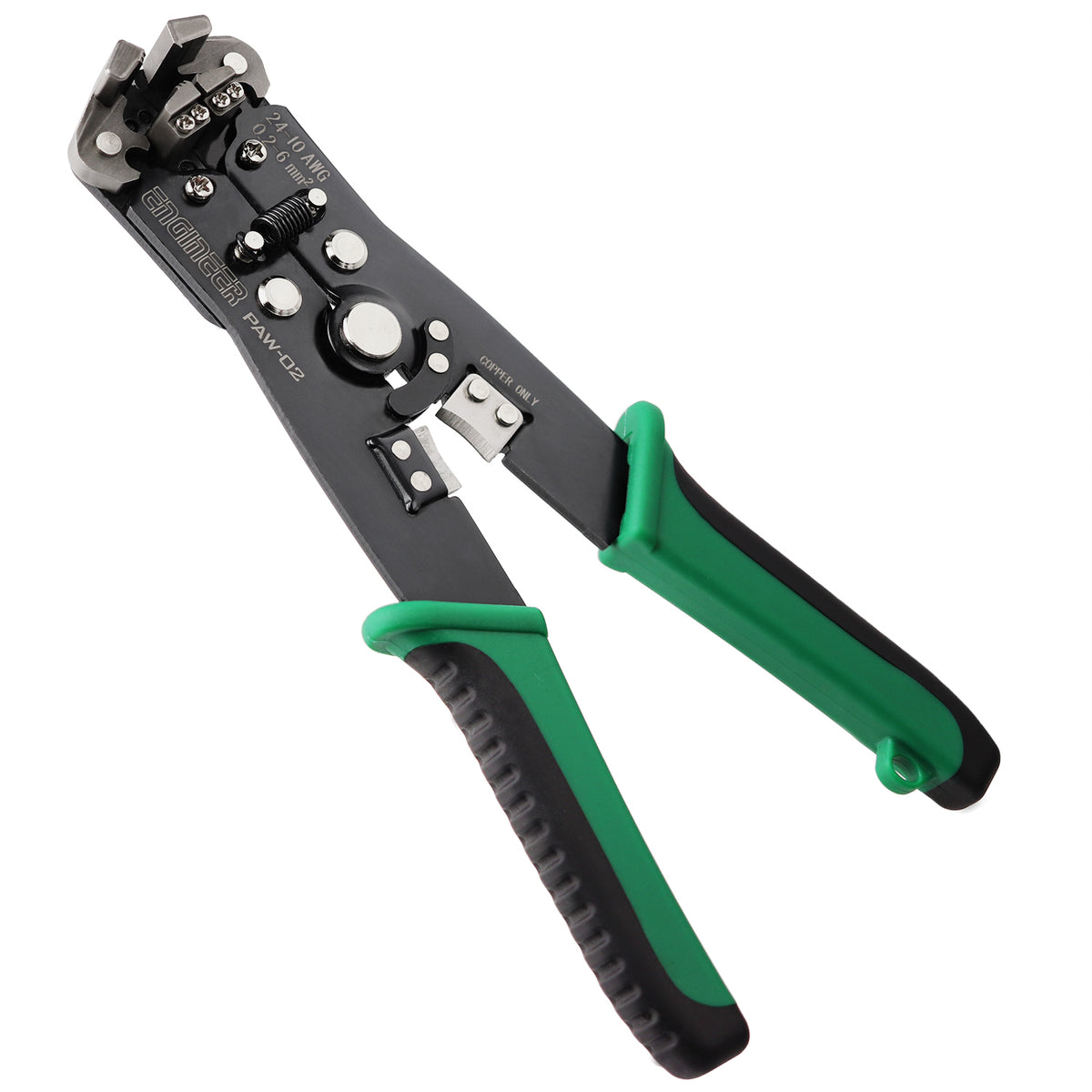 Engineer Lightweight Multi Wire Stripper Self Adjusting AWG 10 to 24 PAW-02