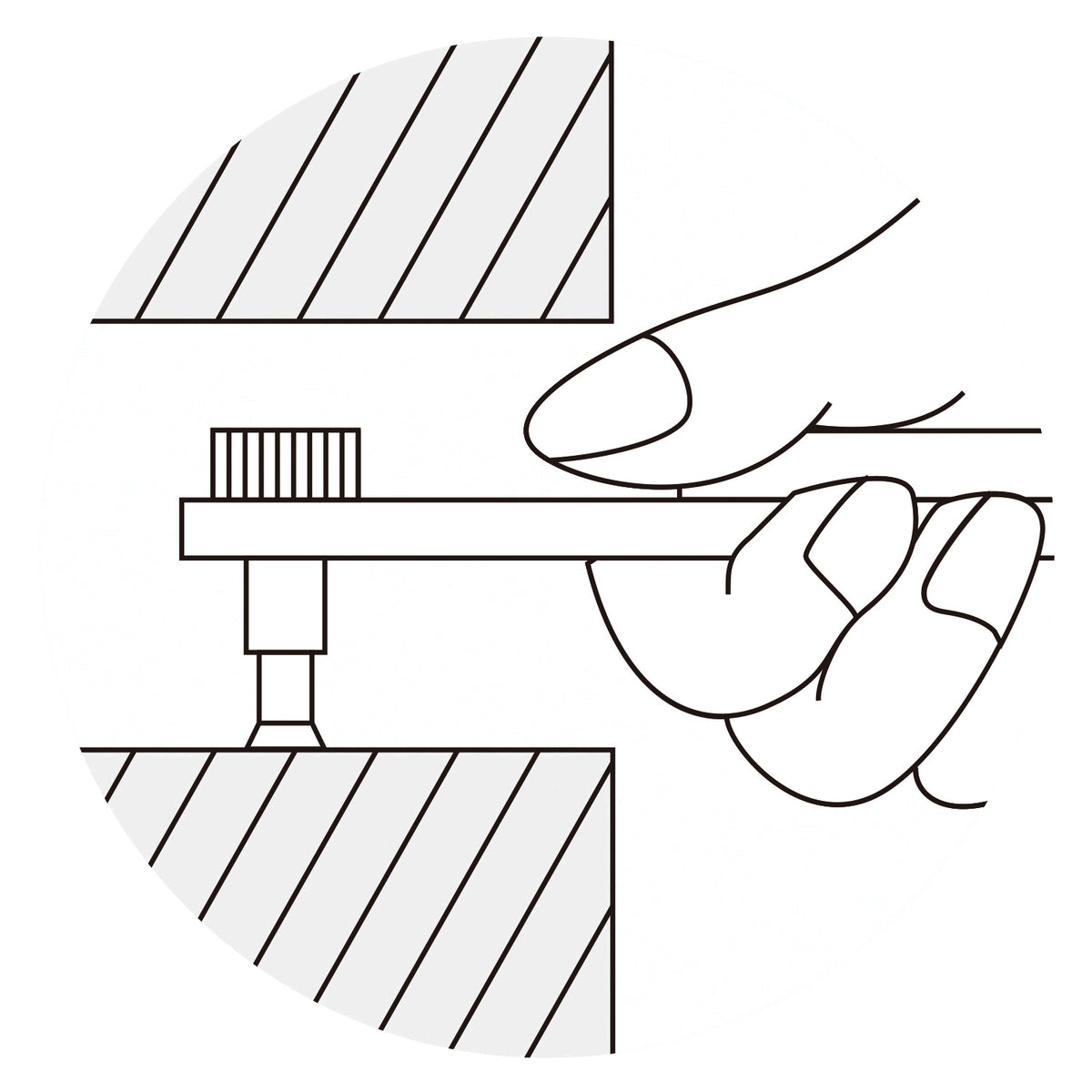 Engineer Offset Ratchet Screwdriver Phillips No.2 and Slotted 6 mm DR-05