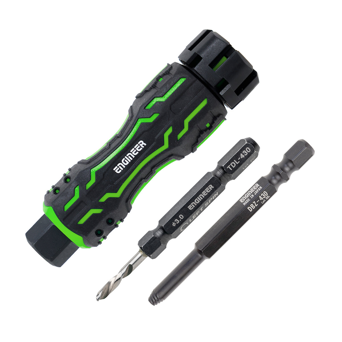 Engineer MINI Drive and Nejimogura Trick Method 3-Piece Set Screw Head 7 to 9.5 mm TDZ-830