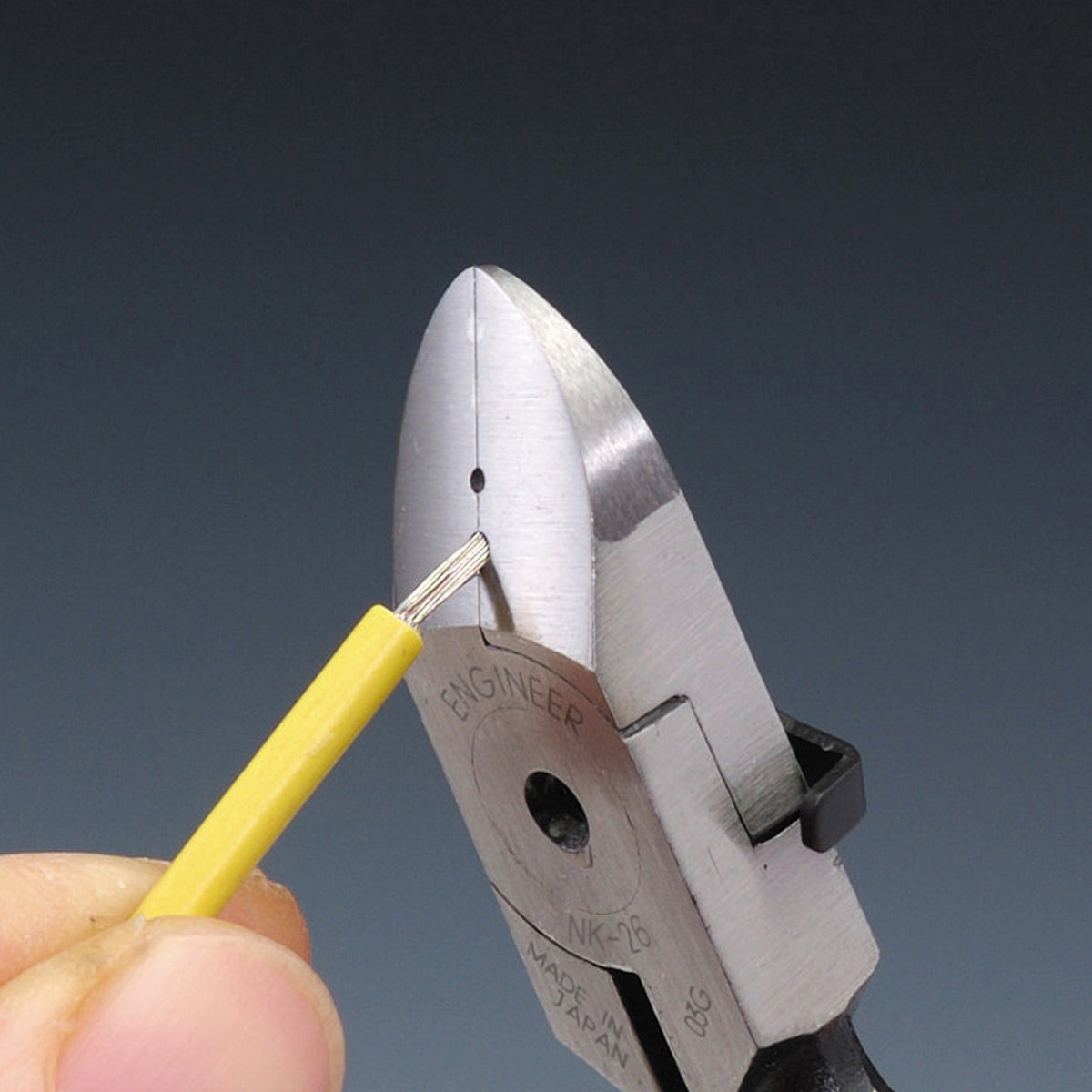 Engineer Heavy Duty Flush Cut Nippers with Stripping Hole 153 mm NK-26