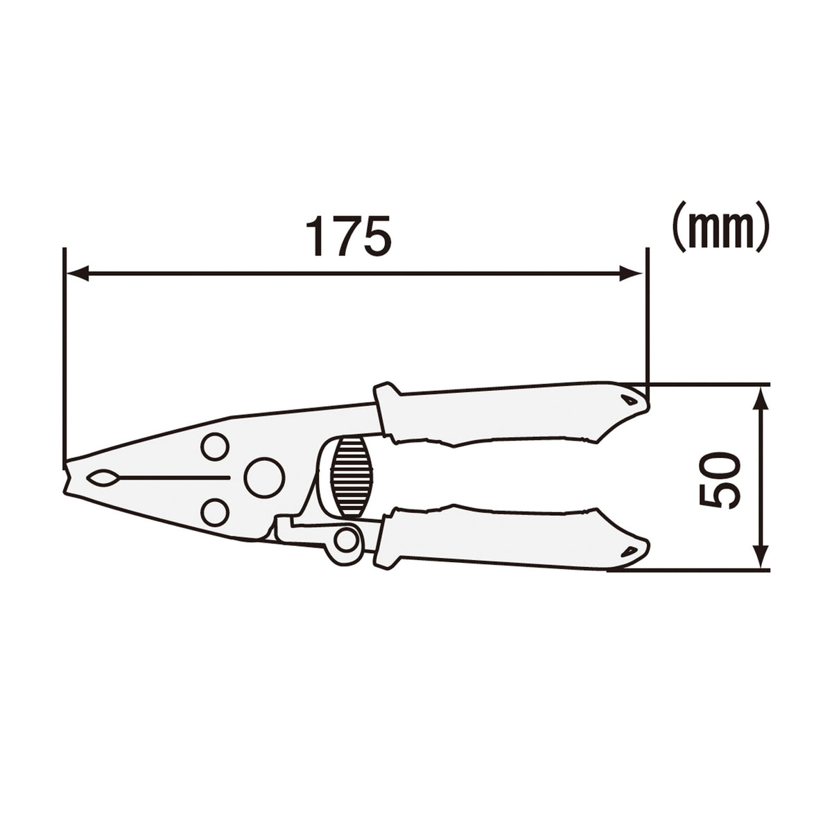 Engineer Wire Stripper for Thick Wire AWG 10 to 22 PA-07