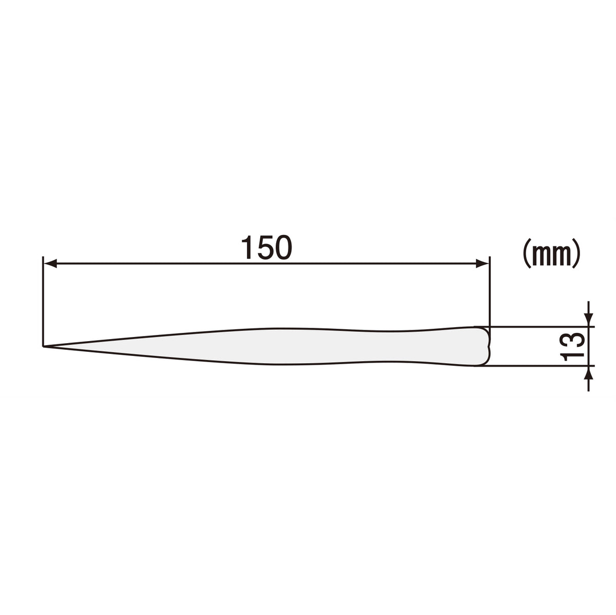Engineer Stainless Steel Tweezers Multi-Purpose Long Type 150 mm PT-10
