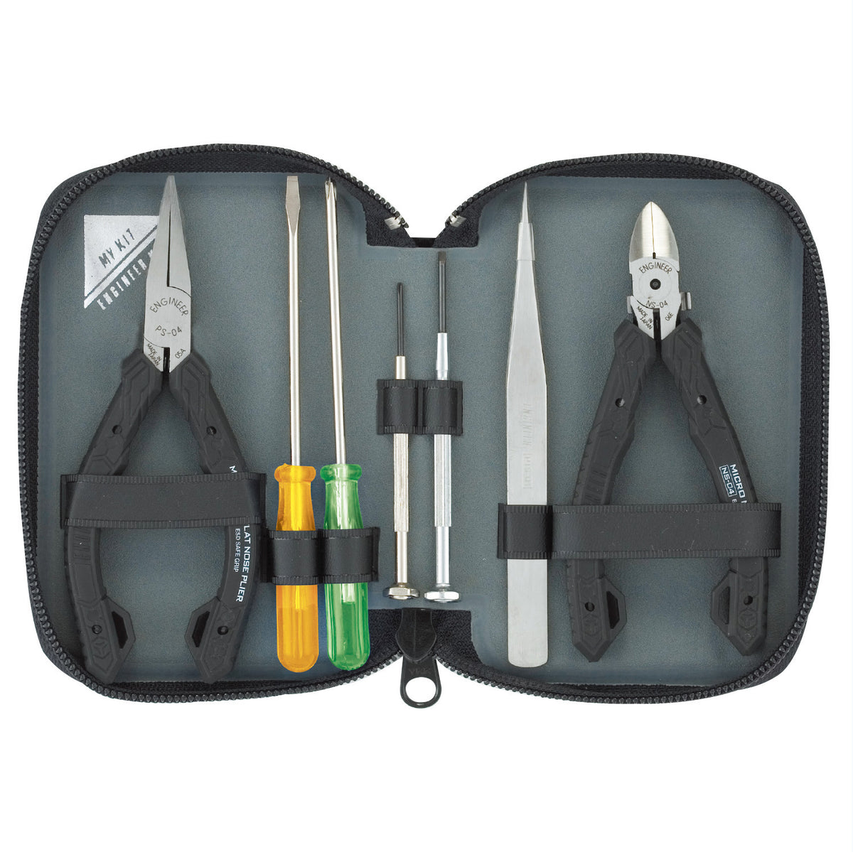 Engineer My Kit Precision Tool 7-Piece Set with Case KS-01