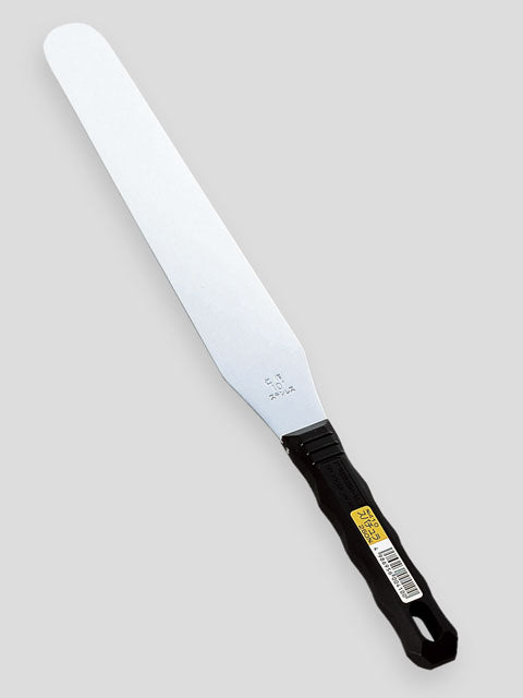 Nisaku Stainless Steel Spatula 250mm, Plastic Handle No.410