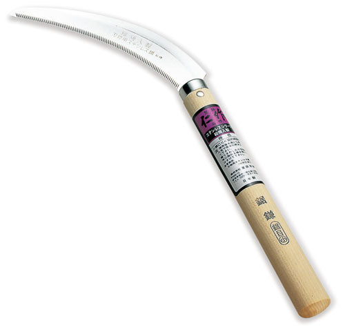 Nisaku Stainless Steel Saw Sickle, Fine Teeth No.150