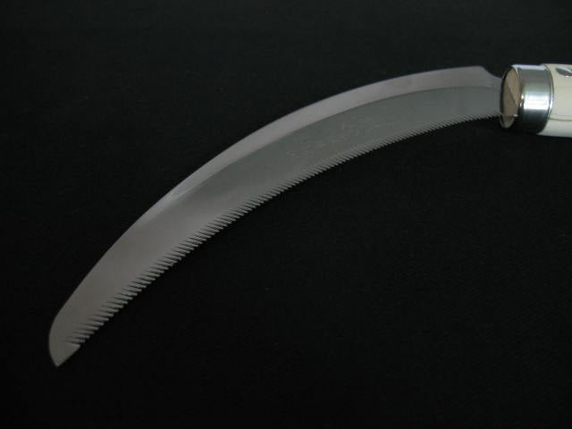 Nisaku Stainless Steel Saw Sickle, Fine Teeth No.150