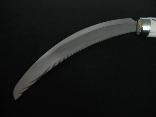 Nisaku Stainless Steel Saw Sickle, Fine Teeth No.150