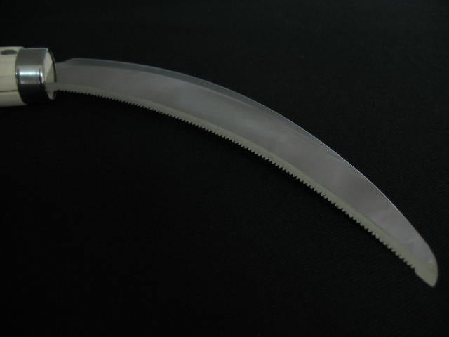 Nisaku Stainless Steel Saw Sickle, Fine Teeth No.150