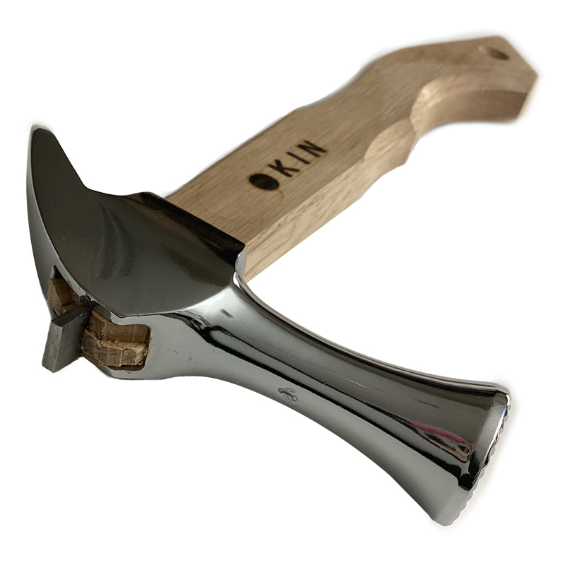 Marukin Kariwaku Hammer, Mirror, Milled Face, Small Head, Square Wave-Curve, 250mm Short