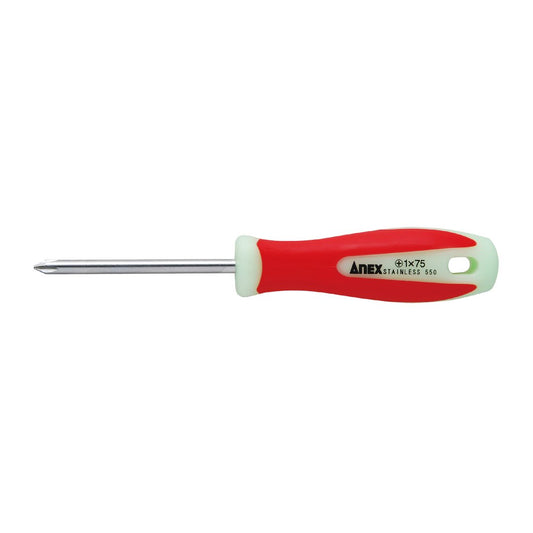 Anex Stainless Luminous Screwdriver Regular Type +1x75 1505