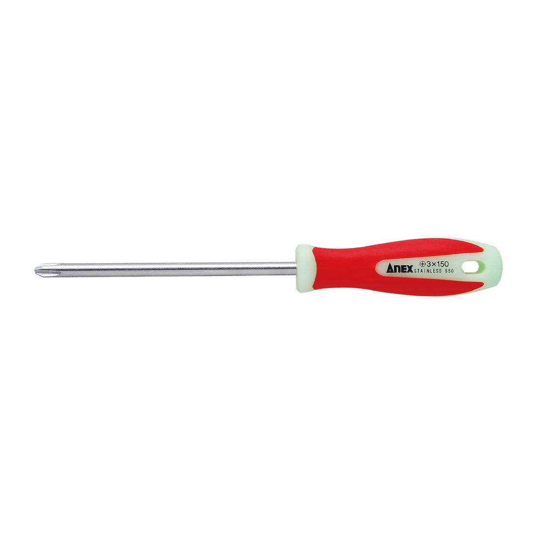 Anex Stainless Luminous Screwdriver Regular Type +3x150 1505