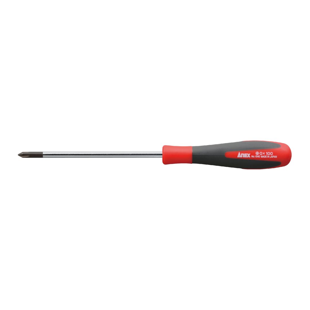 Anex Super Fit Screwdriver Slim Shaft Type +0x100 1540