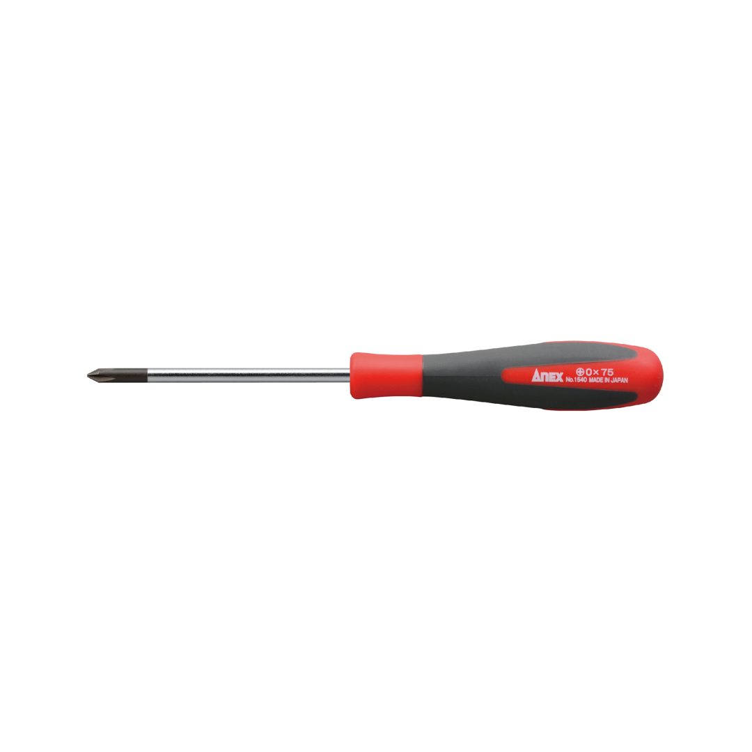 Anex Super Fit Screwdriver Slim Shaft Type +0x75 1540