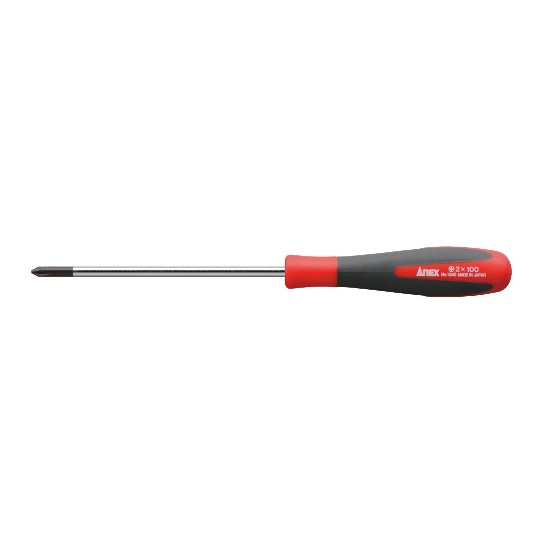 Anex Super Fit Screwdriver Slim Shaft Type with Hook +2x100 1540F