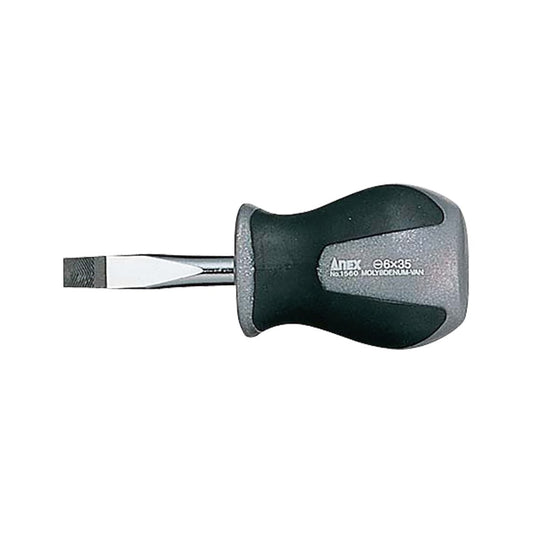 Anex Super Fit Screwdriver Stubby Type -6x35 1560