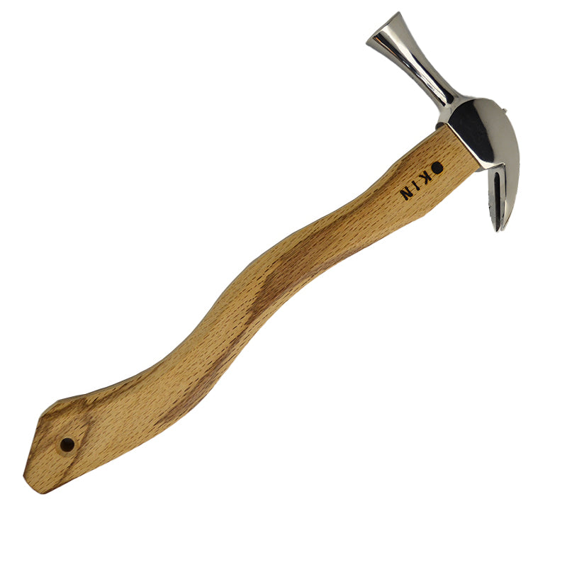Marukin Kariwaku Hammer, Silver, Smooth Face, Small Head, Square Wave-Curve, 350mm