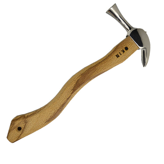 Marukin Kariwaku Hammer, Silver, Smooth Face, Small Head, Square Wave-Curve, 350mm
