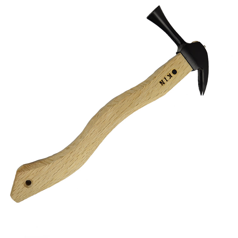 Marukin Kariwaku Hammer, Black, Milled Face, Small Head, Square Wave-Curve, 350mm