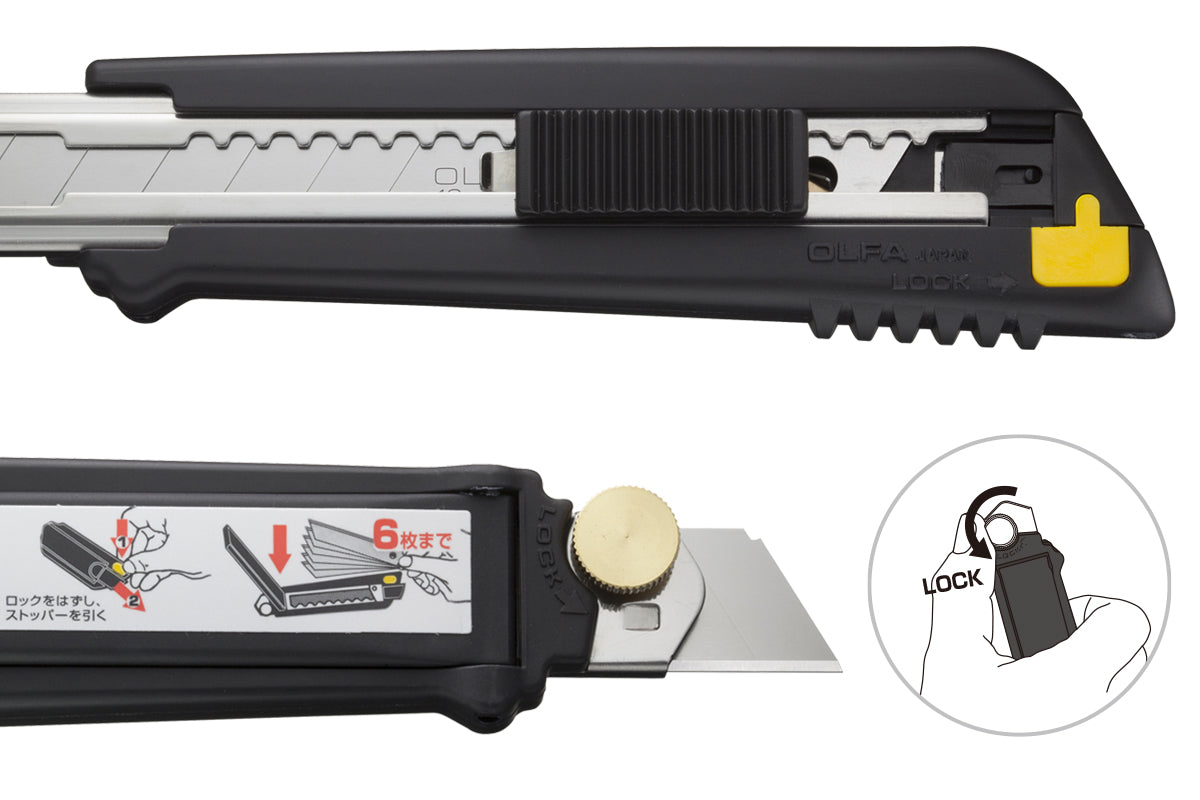 Olfa MZ-AL Multi-Blade Auto-Load Utility Knife 168B