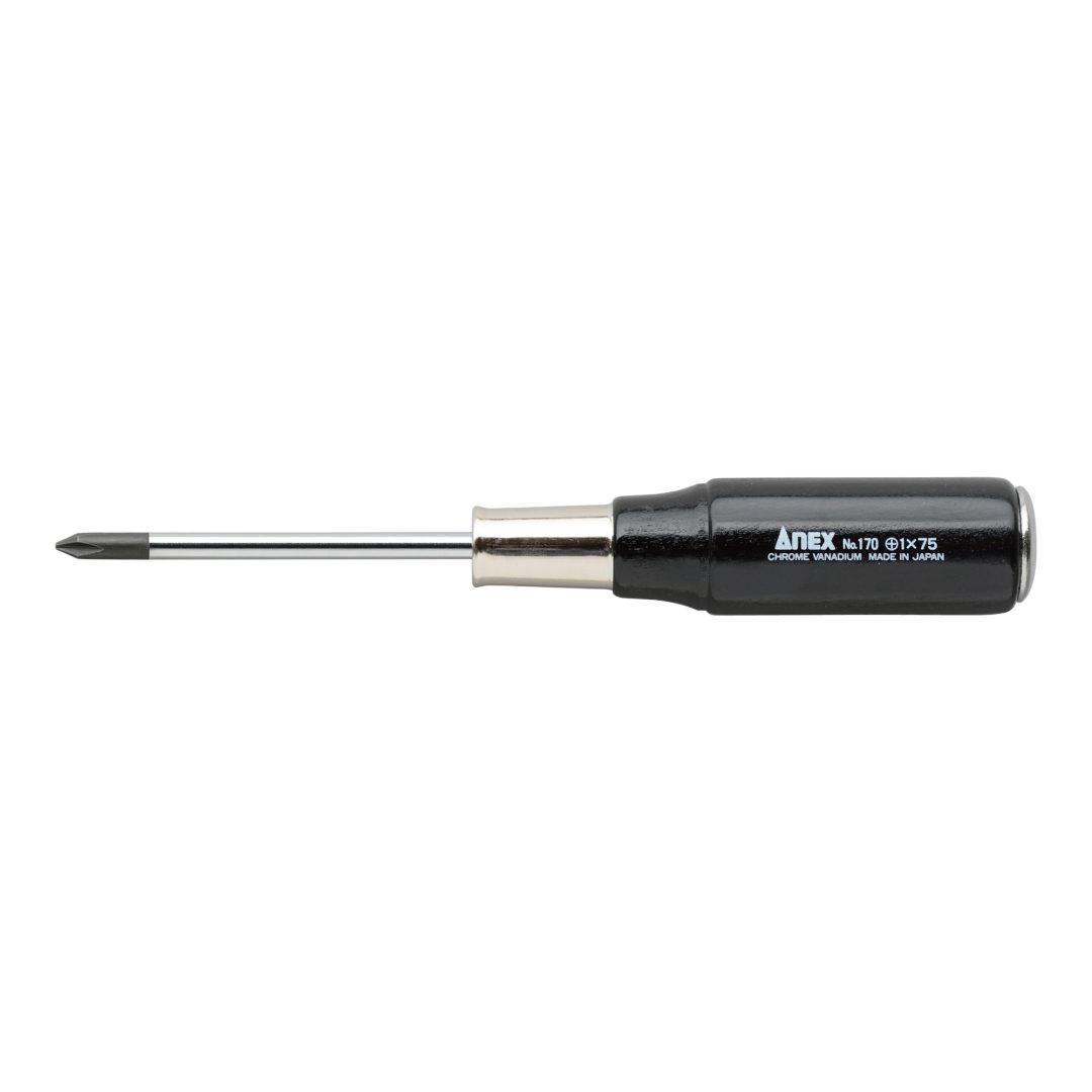 Anex Wooden Handle Heavy-Duty Punch-Through Screwdriver +1x75 170