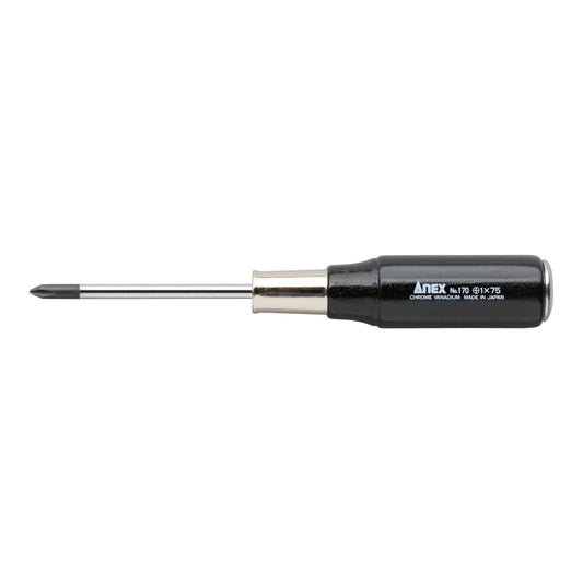 Anex Wooden Handle Heavy-Duty Punch-Through Screwdriver +1x75 170