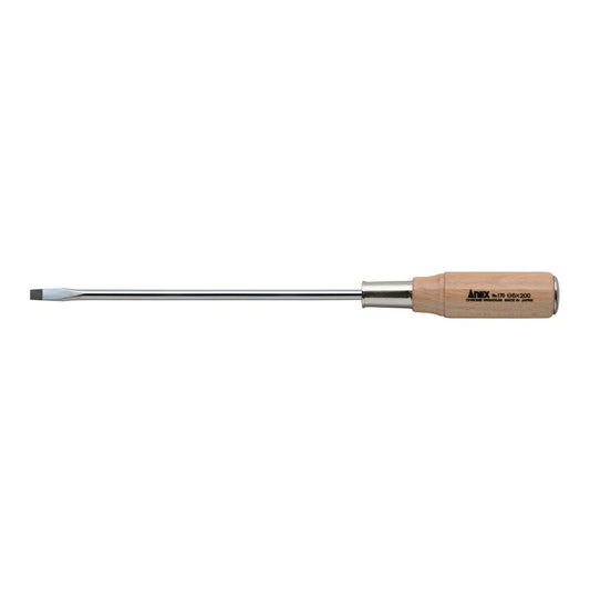Anex Wooden Handle Heavy-Duty Punch-Through Screwdriver -6x200 170