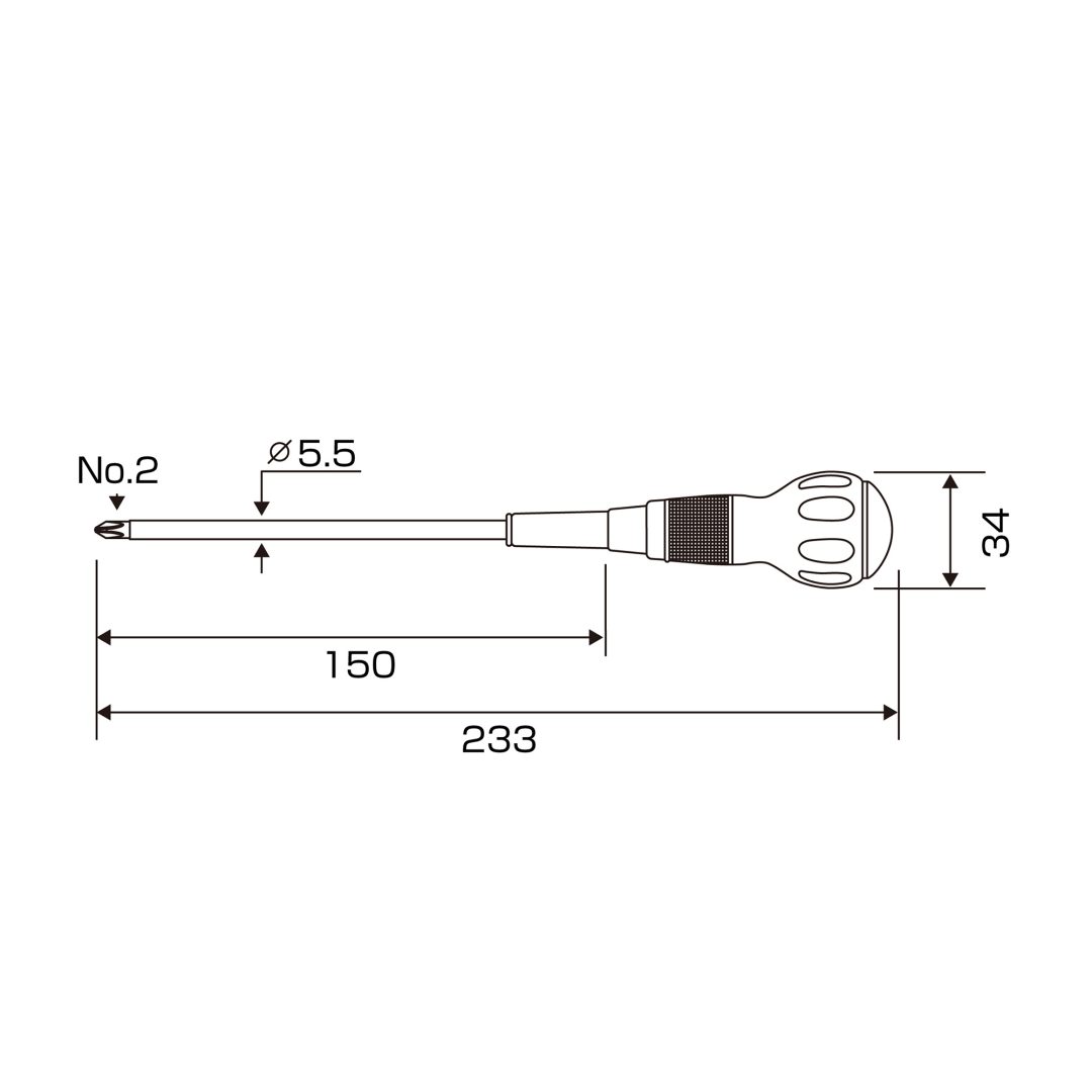 Anex Quick Electrician Screwdriver +2x150 1720