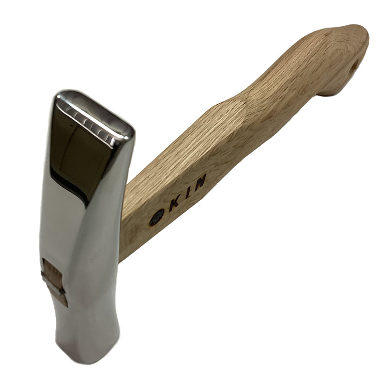Marukin Sheet Metal Hammer, Stainless Burikiya 21mm, Wave-Curve, 250mm Short