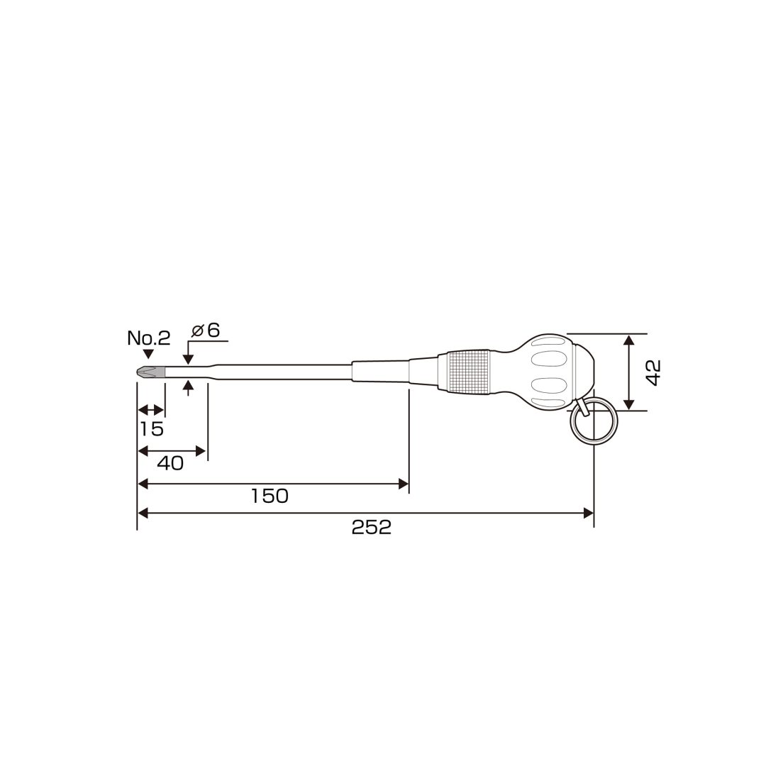 Anex Anti-Drop Slim Insulated Screwdriver +2x150 1785