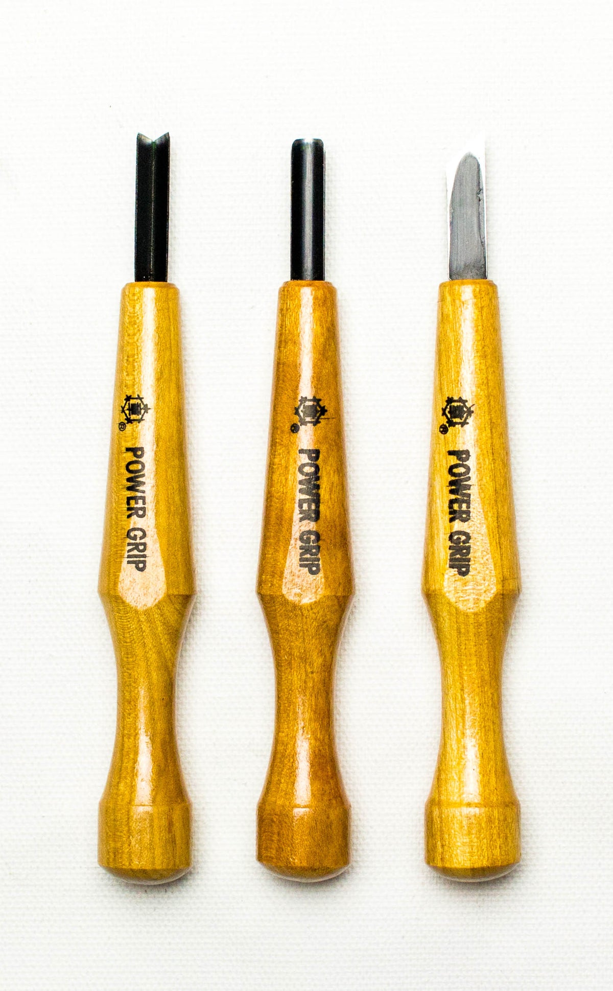 Mikisyo Power Grip Carving Tool Set 3pcs Paper Box #80003