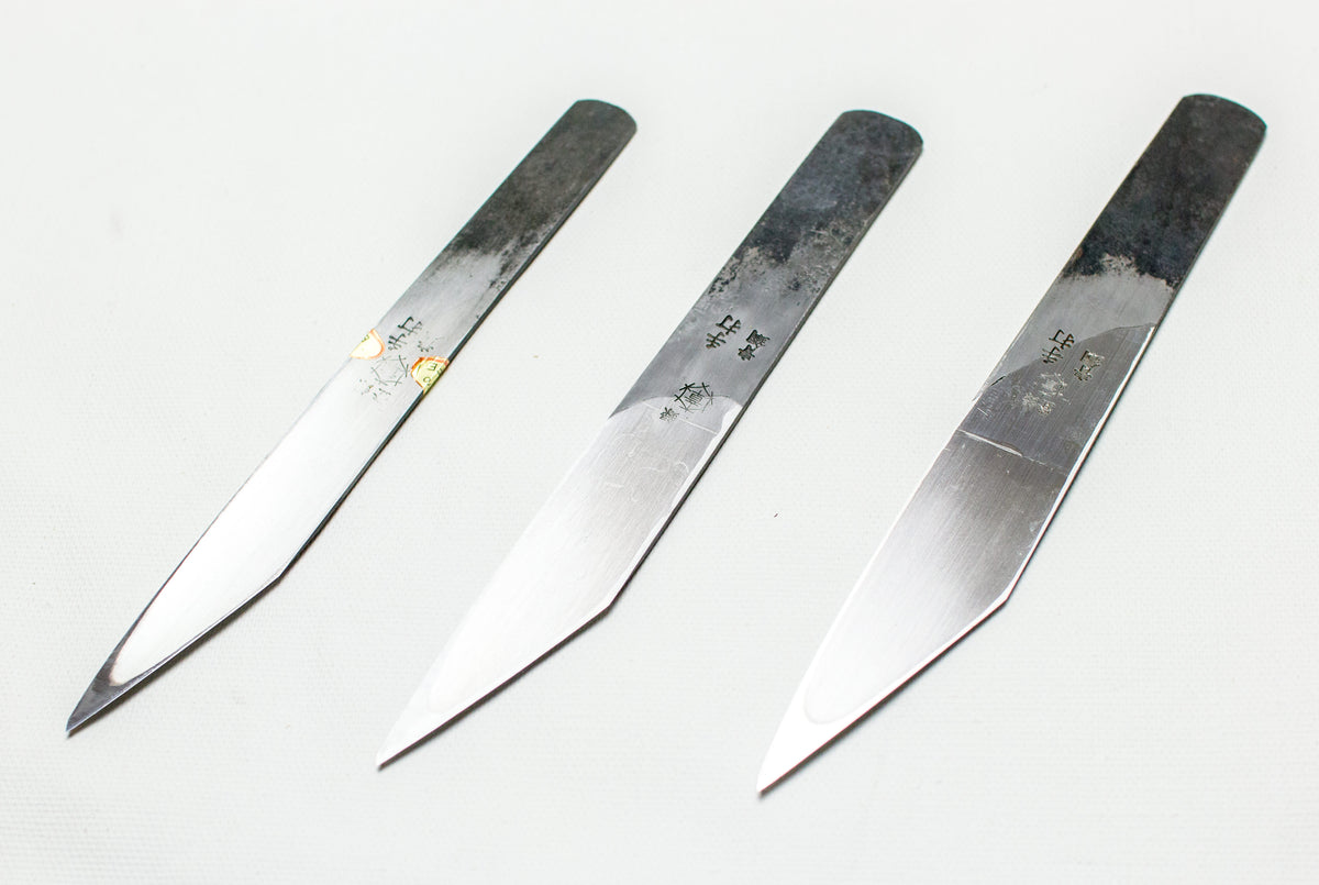 Mikisyo Hand-Forged Kiridashi Knife Shirogami 18mm #52239