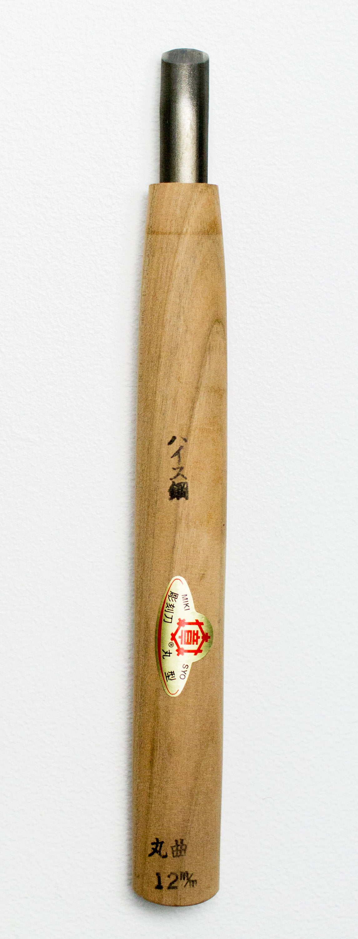 Mikisyo HSS Carving Tool Bent Round Gouge 24mm #32240