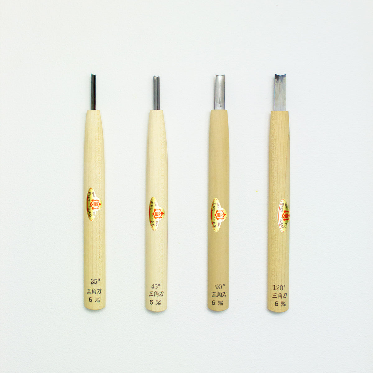 Mikisyo Yasuki Steel Carving Tool V-Tool 90 Degree 6mm #09008
